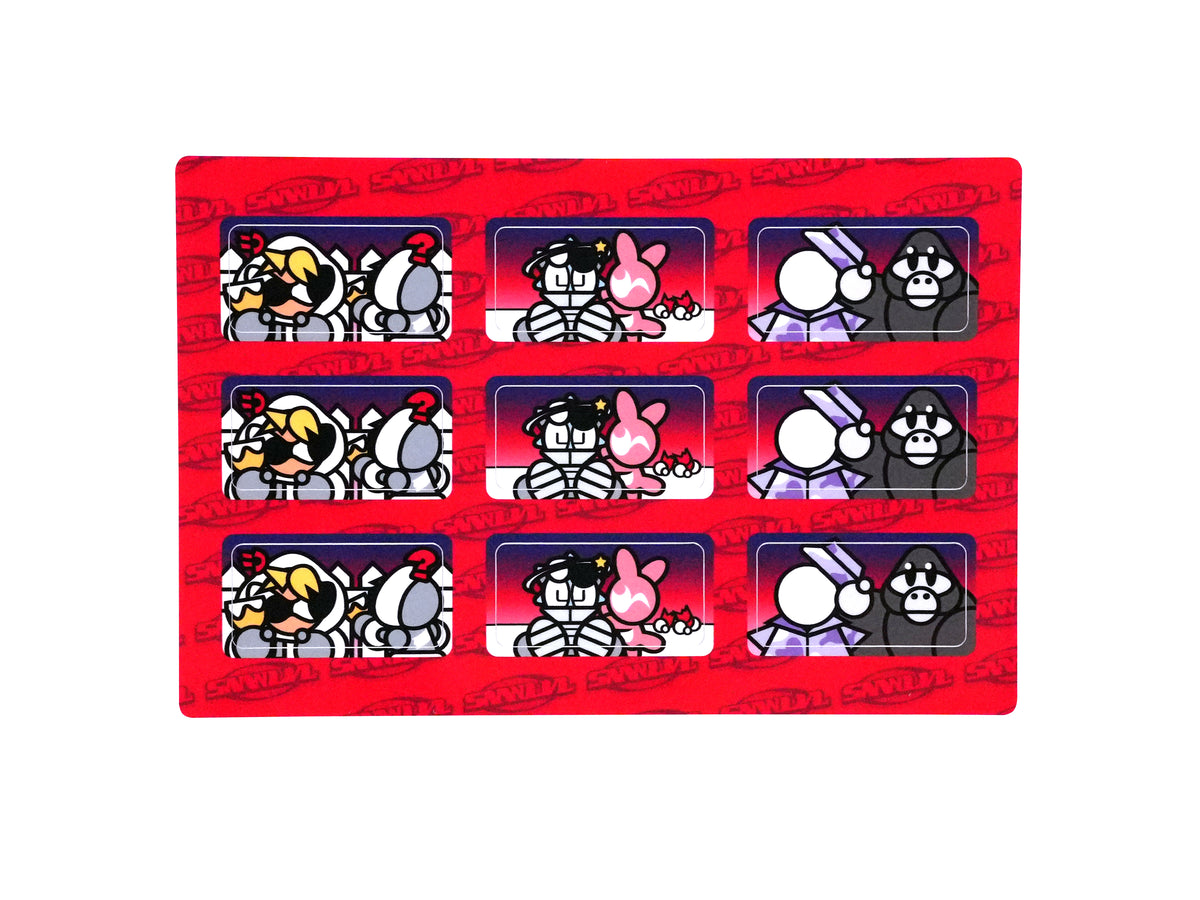 FAST SENSE - PS2 MEMORY CARD STICKER SHEET